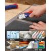 imageWORKPRO Folding Utility Knife QuickChange Box Cutter Blade Storage in Handle with 5 Extra Blades Included