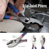 imageWORKPRO Large Pliers ampamp Wrench Set 6Piece 10quot Water Pump 10quot Slip Joint 8quot Long Nose 8quot Linesman 6quot Diagonal 8quot Adjustable Wrench for DIY ampamp Home Use W001329A