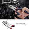 imageWORKPRO Large Pliers ampamp Wrench Set 6Piece 10quot Water Pump 10quot Slip Joint 8quot Long Nose 8quot Linesman 6quot Diagonal 8quot Adjustable Wrench for DIY ampamp Home Use W001329A