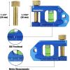 imageWORKPRO Magnetic Torpedo Level Conduit Bending Level Bubble Vials for 0903045 Measurements Aluminum Alloy Construction 63inch Cobalt Blue25inches