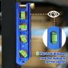 imageWORKPRO Magnetic Torpedo Level Conduit Bending Level Bubble Vials for 0903045 Measurements Aluminum Alloy Construction 63inch Cobalt Blue63inches