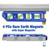 imageWORKPRO Magnetic Torpedo Level Conduit Bending Level Bubble Vials for 0903045 Measurements Aluminum Alloy Construction 63inch Cobalt Blue63inches