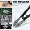 imageWORKPRO Mini Bolt Cutter 8inch Spring Loaded Small Heavy Duty Wire Cable Cutter Snips Clippers with Soft AntiSlip Handle14