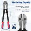 imageWORKPRO Mini Bolt Cutter 8inch Spring Loaded Small Heavy Duty Wire Cable Cutter Snips Clippers with Soft AntiSlip Handle18