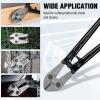 imageWORKPRO Mini Bolt Cutter 8inch Spring Loaded Small Heavy Duty Wire Cable Cutter Snips Clippers with Soft AntiSlip Handle30