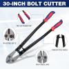 imageWORKPRO Mini Bolt Cutter 8inch Spring Loaded Small Heavy Duty Wire Cable Cutter Snips Clippers with Soft AntiSlip Handle30