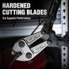 imageWORKPRO Mini Bolt Cutter 8inch Spring Loaded Small Heavy Duty Wire Cable Cutter Snips Clippers with Soft AntiSlip Handle30