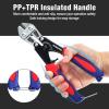 imageWORKPRO Mini Bolt Cutter 8inch Spring Loaded Small Heavy Duty Wire Cable Cutter Snips Clippers with Soft AntiSlip Handle8inch210mm