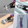 imageWORKPRO Mini Bolt Cutter 8inch Spring Loaded Small Heavy Duty Wire Cable Cutter Snips Clippers with Soft AntiSlip Handle8inch210mm