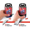 imageWORKPRO Premium Utility Knife Blades TAC Diamond Coated SK2M 10Pack Utility Blades Replacement with Dispenser50Pack