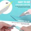 imageWORKPRO Premium Utility Knife Retractable Snapoff blade Gift for MenWomen Heavy Duty Box Cutter Set Razor Knife Exacto Craft Knives with 10 Extra 9mm Blades Pack of 3