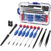 imageWORKPRO 12 in 1 Torx Screwdriver Set with T3 T4 T5 T6 T8 T10 Security Torx Bit ampamp Precision Magnetic Screwdrivers TweezersPry Bars Spudger for Eyeglass Watch Computer Phone with Case