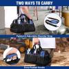 imageWORKPRO 16inch Wide Mouth Tool Bag with Water Proof Molded BaseBlackBlue