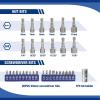 imageWORKPRO 70Piece 14quot Drive Socket Set with QuickRelease Ratchet Metric and SAE for Auto Repairing ampamp Household W003068A