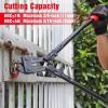 imageWORKPRO Bolt Cutter 24Inch Chrome Vanadium Steel Blade for Cutting Pad Locks Soft metalRivets and Chain BiMaterial Handle with Soft Rubber Grip W017015A