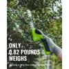 imageWORKPRO Cordless Grass Shear ampamp Shrubbery Trimmer  2 in 1 Handheld 72V Electric Grass Trimmer Hedge ShearsGrass Cutter Rechargeable LithiumIon Battery and TypeC Cable IncludedGreen