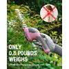 imageWORKPRO Cordless Grass Shear ampamp Shrubbery Trimmer  2 in 1 Handheld 72V Electric Grass Trimmer Hedge ShearsGrass Cutter Rechargeable LithiumIon Battery and TypeC Cable IncludedPink
