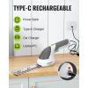 imageWORKPRO Cordless Grass Shear ampamp Shrubbery Trimmer  2 in 1 Handheld 72V Electric Grass Trimmer Hedge ShearsGrass Cutter Rechargeable LithiumIon Battery and TypeC Cable IncludedWhite