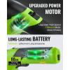 imageWORKPRO Cordless Grass Shear ampamp Shrubbery Trimmer  2 in 1 Handheld 72V Electric Grass Trimmer Hedge ShearsGrass Cutter Rechargeable LithiumIon Battery and TypeC Cable IncludedGreen