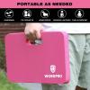 imageWORKPRO Extra Thick Kneeling Pad Soft Foam Cushioning for Knee Large Foam Kneeler Mat for Gardening Bathing Baby Workout Supplies 175 x 11 x 15 in BlackPink