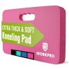 imageWORKPRO Extra Thick Kneeling Pad Soft Foam Cushioning for Knee Large Foam Kneeler Mat for Gardening Bathing Baby Workout Supplies 175 x 11 x 15 in BlackPink