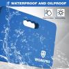 imageWORKPRO Extra Thick Kneeling Pad Soft Foam Cushioning for Knee Large Foam Kneeler Mat for Gardening Bathing Baby Workout Supplies 175 x 11 x 15 in BlackBlue