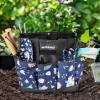 imageWORKPRO Garden Tool Bag 8 Pockets Gardening Bag Heavy Duty Oxford Garden Tote Caddy Tools NOT Included 12quot x 12quot x 6quotBlue Insects