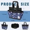 imageWORKPRO Garden Tool Bag 8 Pockets Gardening Bag Heavy Duty Oxford Garden Tote Caddy Tools NOT Included 12quot x 12quot x 6quotBlue Insects