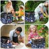 imageWORKPRO Garden Tool Bag 8 Pockets Gardening Bag Heavy Duty Oxford Garden Tote Caddy Tools NOT Included 12quot x 12quot x 6quotBlue Insects