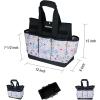 imageWORKPRO Garden Tool Bag 8 Pockets Gardening Bag Heavy Duty Oxford Garden Tote Caddy Tools NOT Included 12quot x 12quot x 6quotFloral White