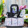 imageWORKPRO Garden Tool Bag 8 Pockets Gardening Bag Heavy Duty Oxford Garden Tote Caddy Tools NOT Included 12quot x 12quot x 6quotFloral White