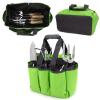 imageWORKPRO Garden Tool Bag 8 Pockets Gardening Bag Heavy Duty Oxford Garden Tote Caddy Tools NOT Included 12quot x 12quot x 6quotGreen