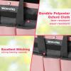 imageWORKPRO Garden Tool Bag 8 Pockets Gardening Bag Heavy Duty Oxford Garden Tote Caddy Tools NOT Included 12quot x 12quot x 6quotPink