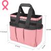 imageWORKPRO Garden Tool Bag 8 Pockets Gardening Bag Heavy Duty Oxford Garden Tote Caddy Tools NOT Included 12quot x 12quot x 6quotPink