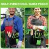 imageWORKPRO Garden Tool Belt 5Pocket Single Side Gardening Tool Pouch with Adjustable Waist Strap Utility Garden Waist Bag for Women Ideal for Gardening Carpentry and DIY Projects