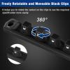 imageWORKPRO Magnetic Socket Organizer Set 3Piece Aluminum Alloy Socket Rail Heavy Duty Socket Holder Socket Rack Kit 14Inch x 12 Clips 38Inch x 10 Clips 12Inch x 10 Clips BlueBlack