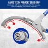 imageWORKPRO Oil Filter Wrench 12quot Oil Filter Removal Pliers Tools 5Position Adjustable Design Fits 212quot to 334quot in Diameter Ideal for Engine Filters Cars and Trucks12