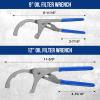 imageWORKPRO Oil Filter Wrench 12quot Oil Filter Removal Pliers Tools 5Position Adjustable Design Fits 212quot to 334quot in Diameter Ideal for Engine Filters Cars and Trucks9  12