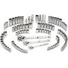 imageWORKPRO Socket Wrench Set 164piece Mechanics Tool Kit 14 Inch 38 Inch and 12 Inch Drive Quick Release Ratchet Metric and Standard 6Point 12Point Sockets with Blow Molded Case