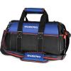 imageWORKPRO 16inch Wide Mouth Tool Bag with Water Proof Molded BaseBlackNavy BlueRed