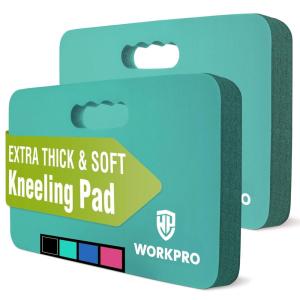 imageWORKPRO Extra Thick Kneeling Pad Soft Foam Cushioning for Knee Large Foam Kneeler Mat for Gardening Bathing Baby Workout Supplies 175 x 11 x 15 in BlackRobins egg Blue