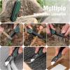 imageWORKPRO 2in1 Folding KnifeUtility Knife  Gifts for Dad QuickChange Box Cutter with Belt Clip and Liner Lock Extra 10 SK5 Blades IncludedGreen G10
