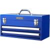 imageWORKPRO Tool Box with Drawers 18 Inch with 2 Drawers and 1 Top Storage Portable Toolbox with Metal Latch and Liner for Garage Office and Home Storage 100 LBS Load Capacity Totally