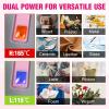 imageWORKPRO Cordless Hot Glue Gun 30s Fast Preheating 72V DualTemp Glue Gun Kit with 50pcs Glue Gun Sticks Storage Bag USBC Charging Cord 2600mAh Battery for DIY and Crafting