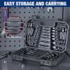 imageWORKPRO 22Piece Ratcheting Combination Wrench Set 72 Teeth Combo Ratchet Wrenches Set with Organizer Box Metric 618mm ampamp SAE 1434quotFlexhead  Polished