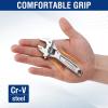 imageWORKPRO Adjustable Wrench 10inch Heavy Duty Spanner with InchMetric Scale Premium CrV Steel Chrome PlatedSilver