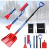 imageWORKPRO 3Piece Snow Removal Kit 47quot Detachable Snow Shovel 27quot 2in1 Ice Scraper ampamp Snow Brush Tool Separate Snow Scraper for Car Truck Driveway and Winter Conditions Storage Bag IncludedSnow ShovelIce ScraperSnow Brush