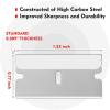 imageWORKPRO 100Pack Single Razor Edge Blades Industrial Scraper Razor Blades High Carbon Steel One Edge Razor Blades200pc