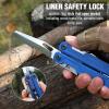 imageWORKPRO 18in1 Multi Tool Pliers Gifts for Men Stainless Steel EDC Multitool with Pocket Knife 2 Safety Locks Belt Clip and Oxford Pouch Utility Multiuse Tool for CampingBlue