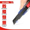 imageWORKPRO 18mm Retractable Utility Knife Heavy Duty Snapoff Box Cutter with 10Piece SK5 Blades for Cartons Cardboard and Boxes Perfect for Office and Home Use